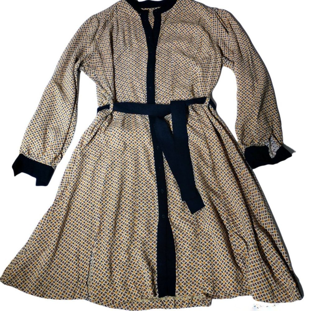 Vintage Printed Town Dress